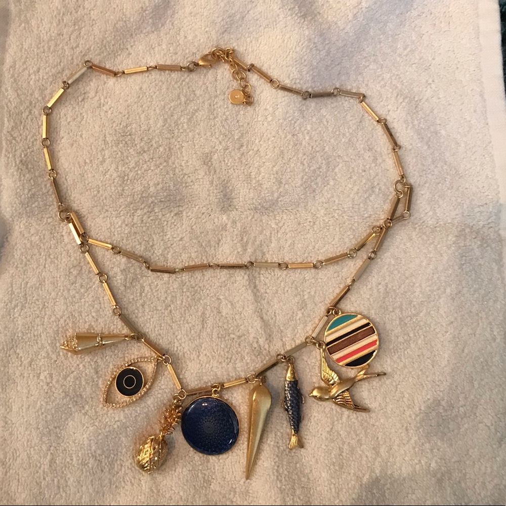 Stella & Dot charm choker necklace